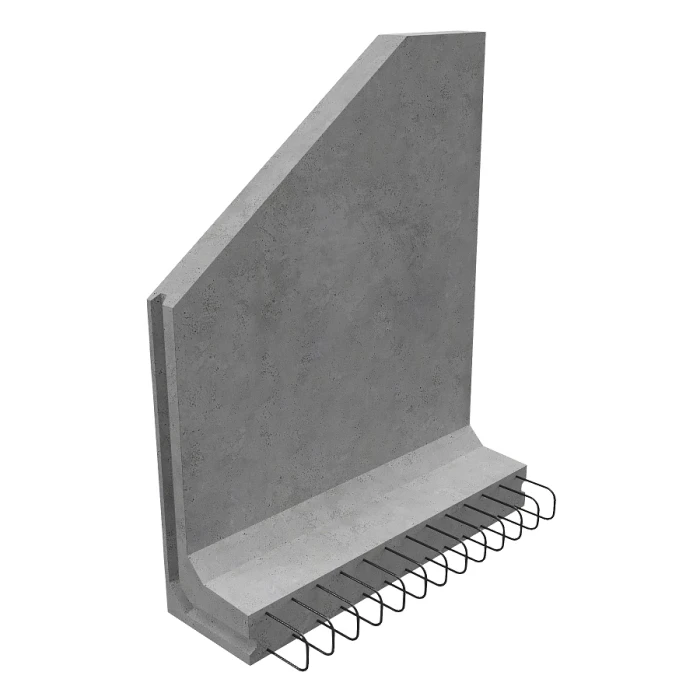 Г-образная конструкция железобетонная НГ 30-2