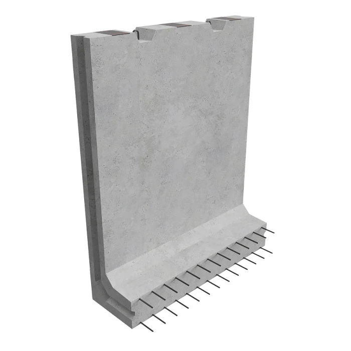 Г-образная конструкция железобетонная Г 20-20-2