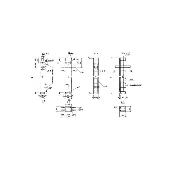 Колонна железобетонная КЛ 290 ТУ