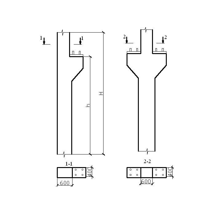 Колонна железобетонная 9к 108-2